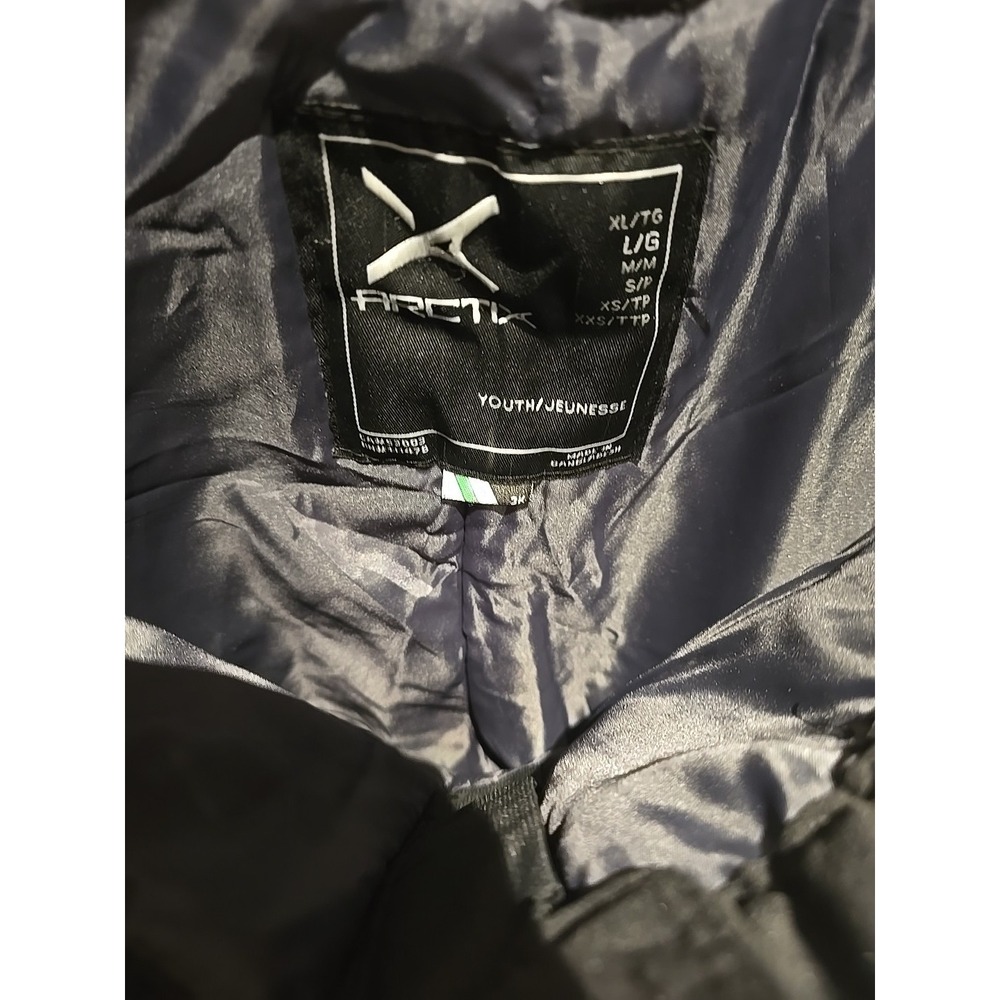 NWT Arctix Youth Snow Pants with Reinforced Knees and Seat, Large, Black. - Picture 3 of 5